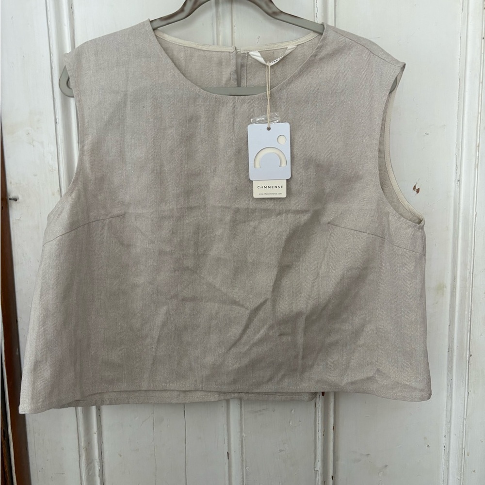 Commense Light Beige Tank Top